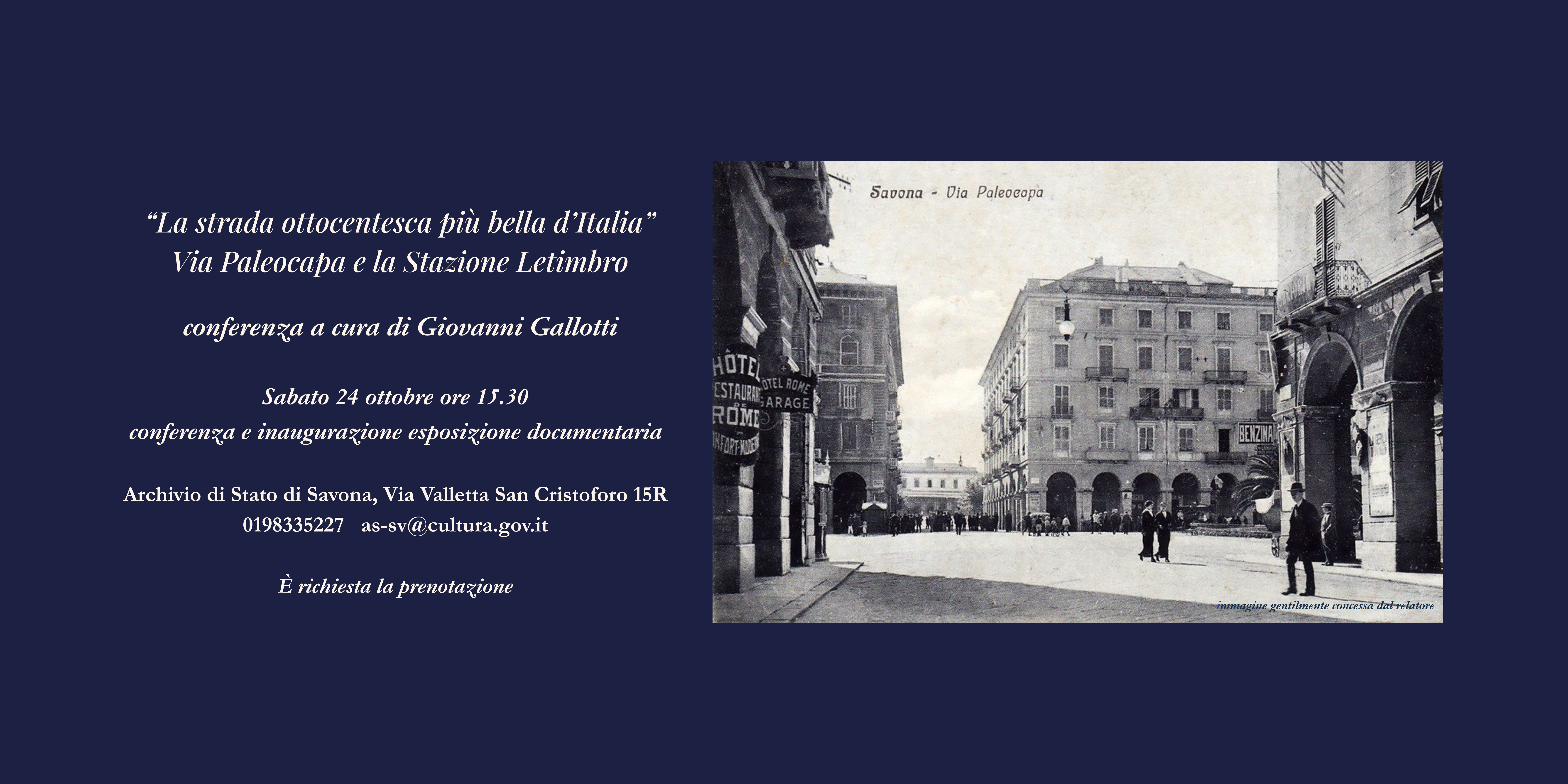 “La strada ottocentesca più bella d’Italia”. Via Paleocapa e la Stazione Letimbro.